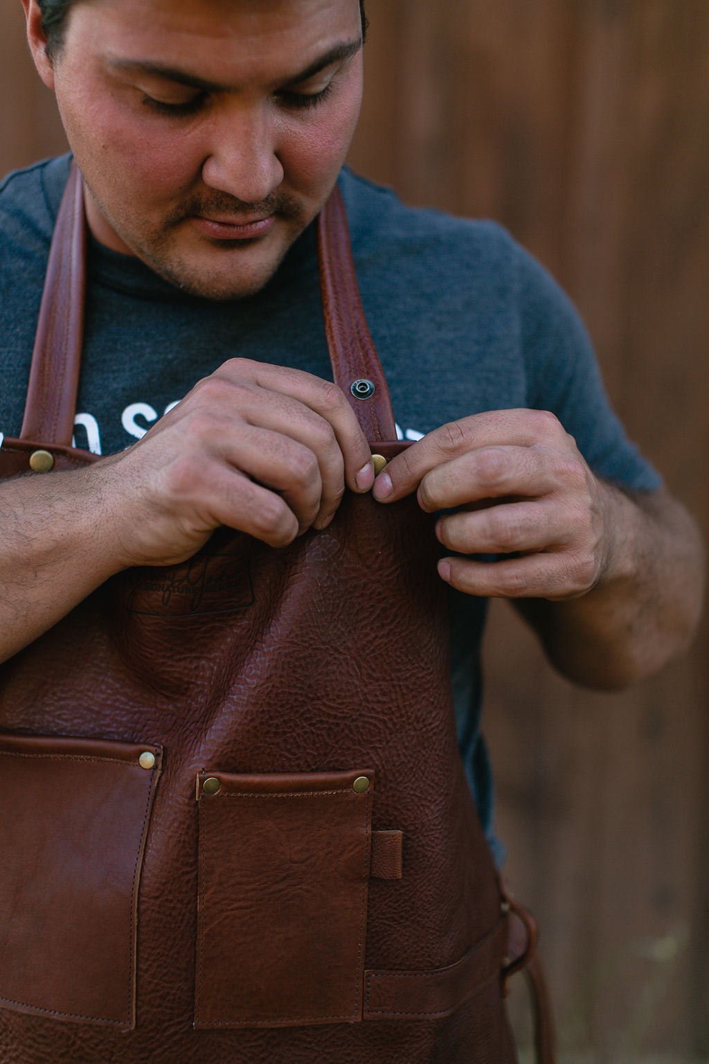 BBQ leather apron – Fit Super-Humain