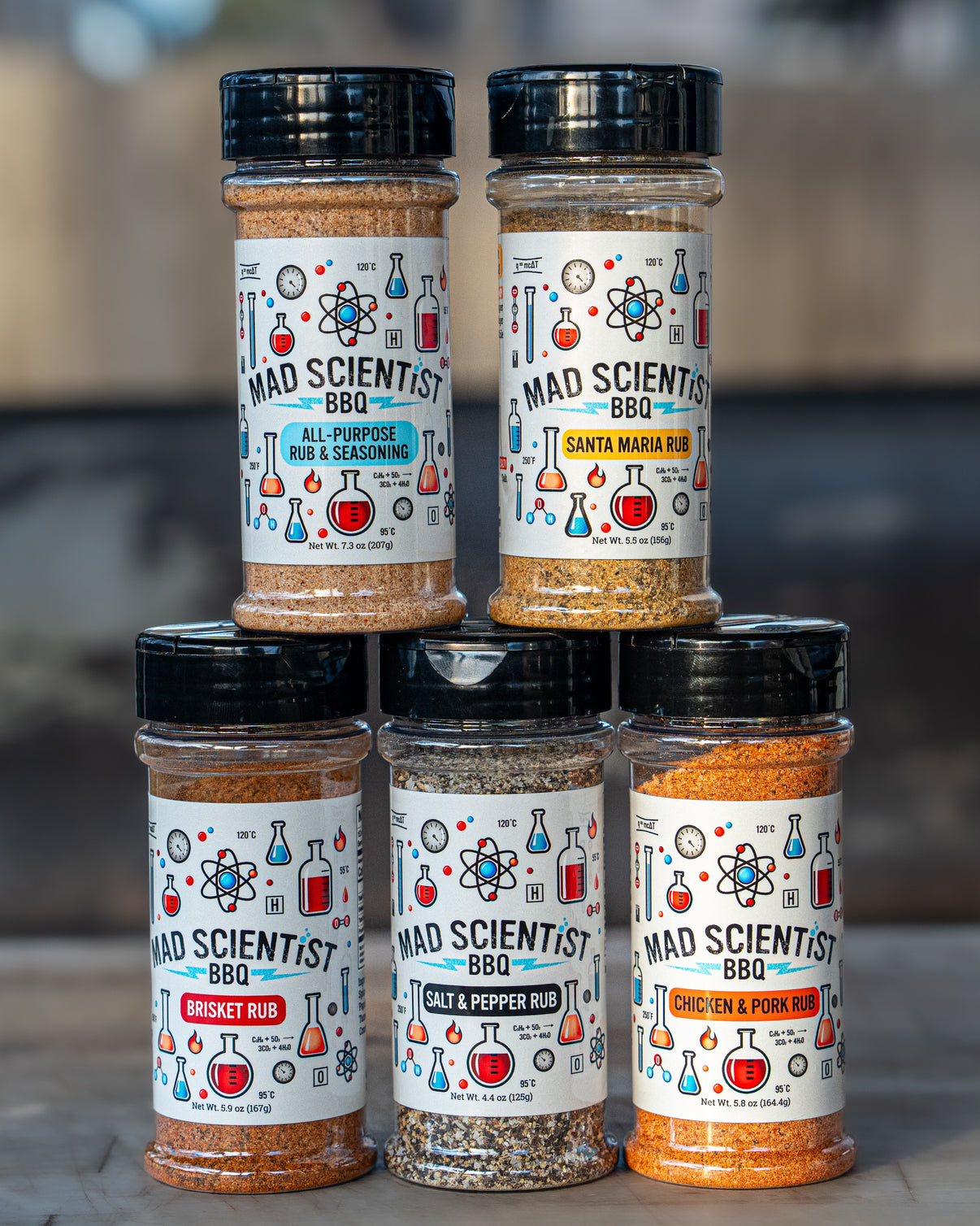 Rub 5Pack Mad Scientist BBQ